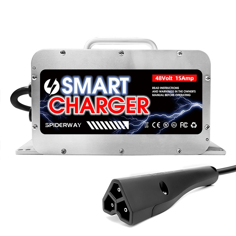 48V 15A Battery Charger Ezgo TXT Triangle plug For Golf Cart