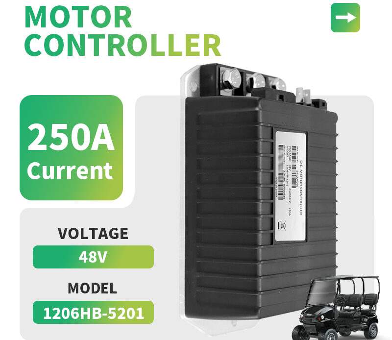 48V250A DC Motor Controller 1510-5201 for Curtis Club Car DS Precedent Golf Cart
