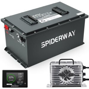 72V 105Ah LiFeP04 Lithium Battery Charger for Golf Cart