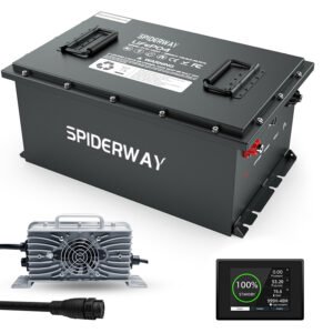 51.2V 67Ah LiFePO4 Lithium Battery for Drive Golf Cart 6000+ Cycle 10 Year