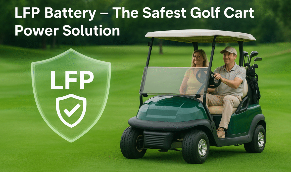 LFP Battery – The Safest Golf Cart Power Solution