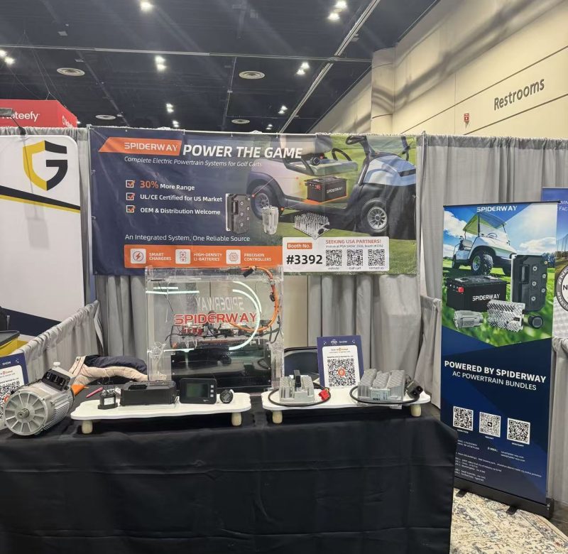 SPIDERWAY Redefines Golf Cart Performance at 2026 PGA Show: Unveiling Integrated Powertrain & Sodium-Ion Innovations